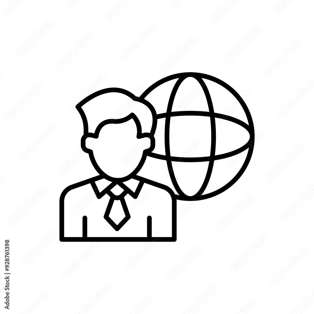 World Diplomacy outline icons, minimalist vector illustration ,simple transparent graphic element .Isolated on white background World Diplomacy outline icons, minimalist vector illustration ,simple transparent graphic element .Isolated on white background