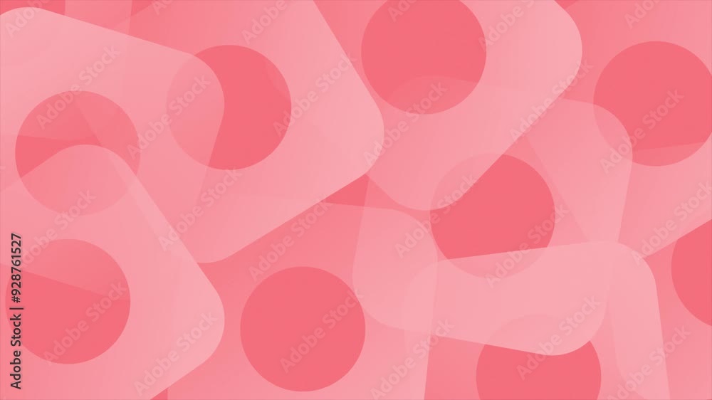 Red color futuristic multiple moving faded squares loop able geometrical background Red color futuristic multiple moving faded squares loop able geometrical background