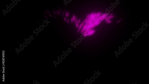 Strahler in Bewegung.