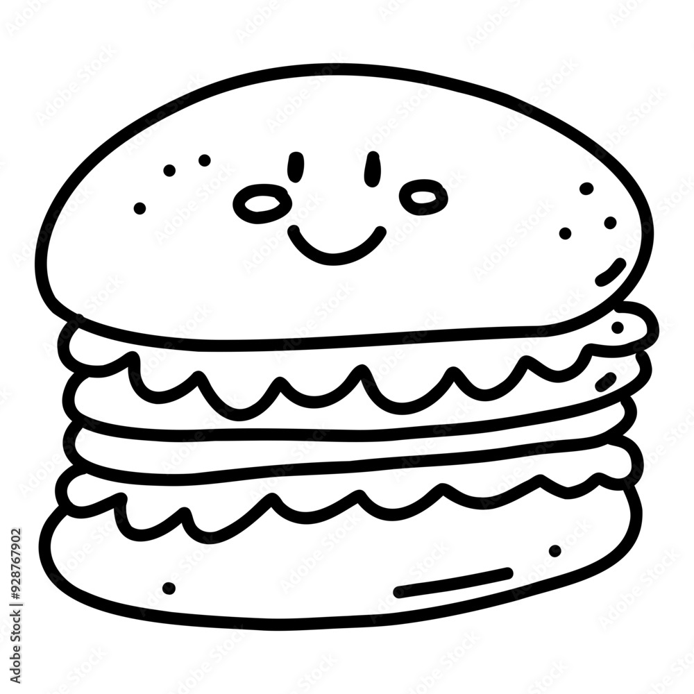 hamburgaer icon illustration hamburgaer icon illustration
