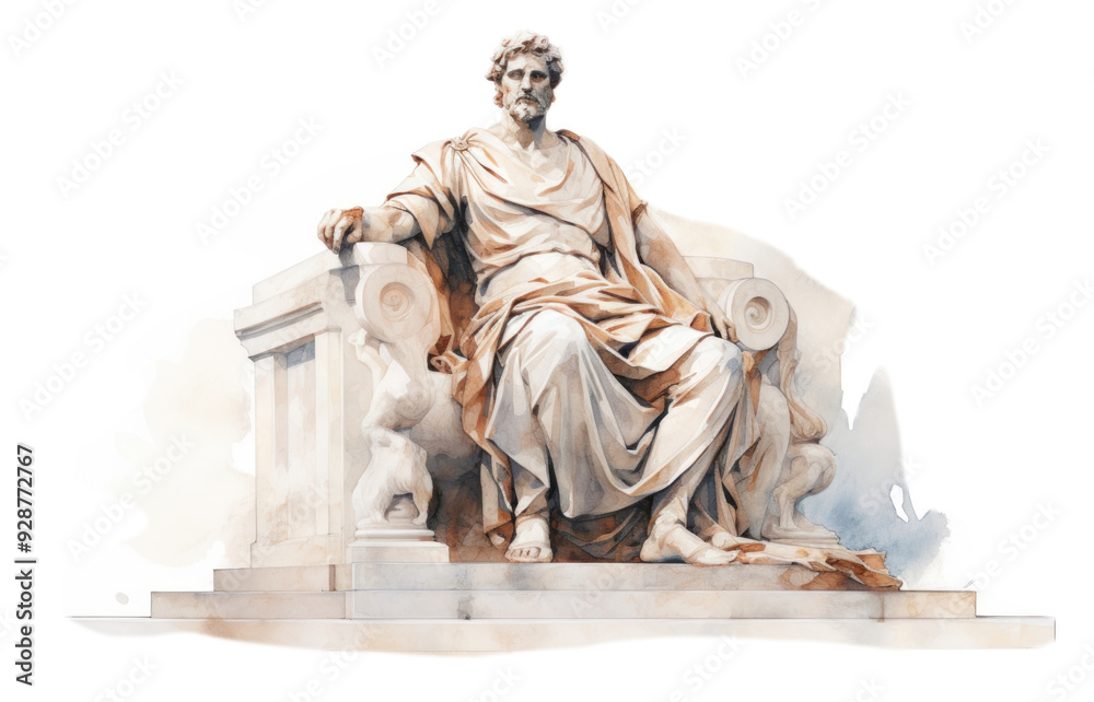 Fototapeta premium PNG Sculpture statue art representation.