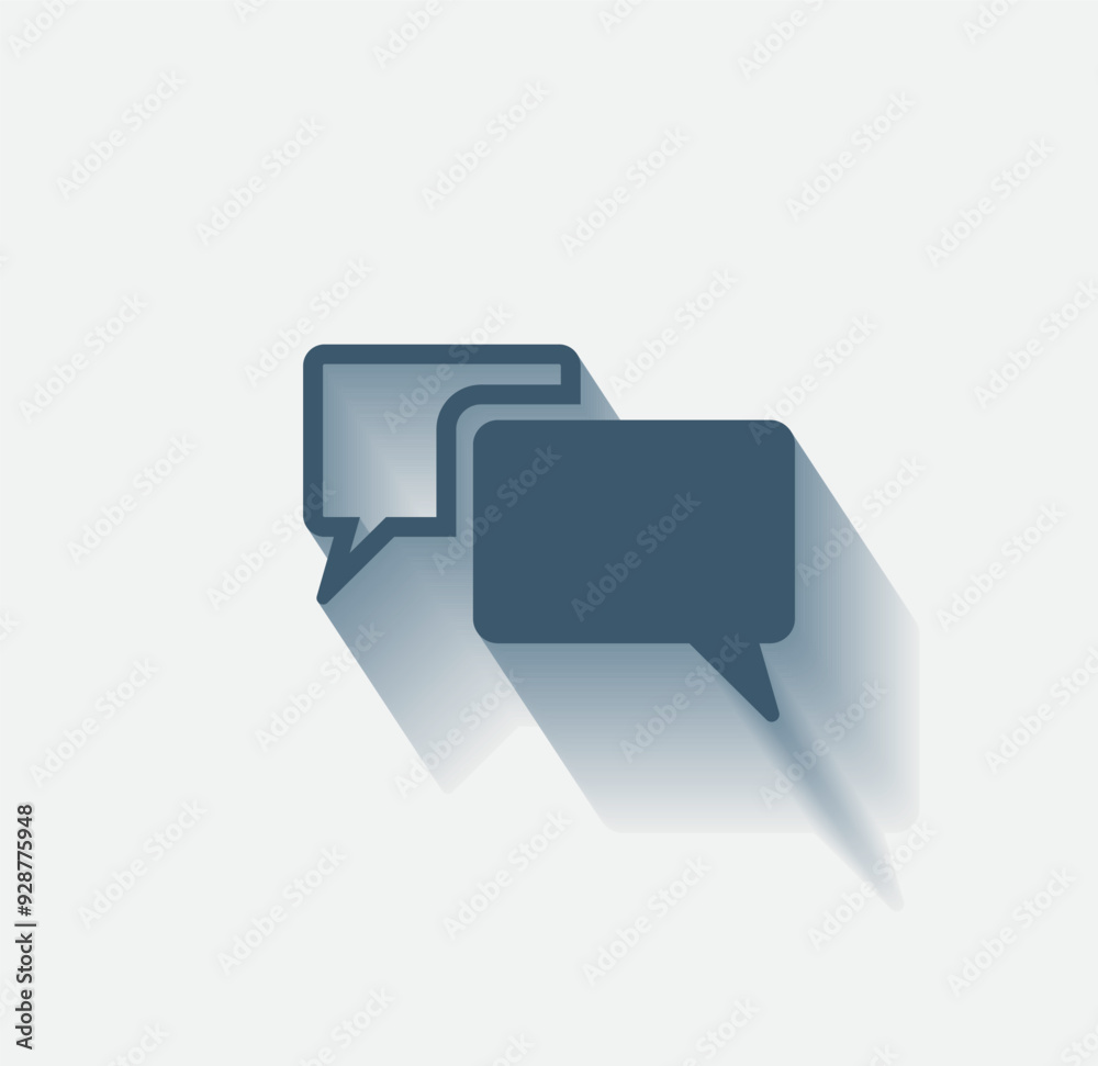 Naklejka premium Vector dark color icon with shadow on light background