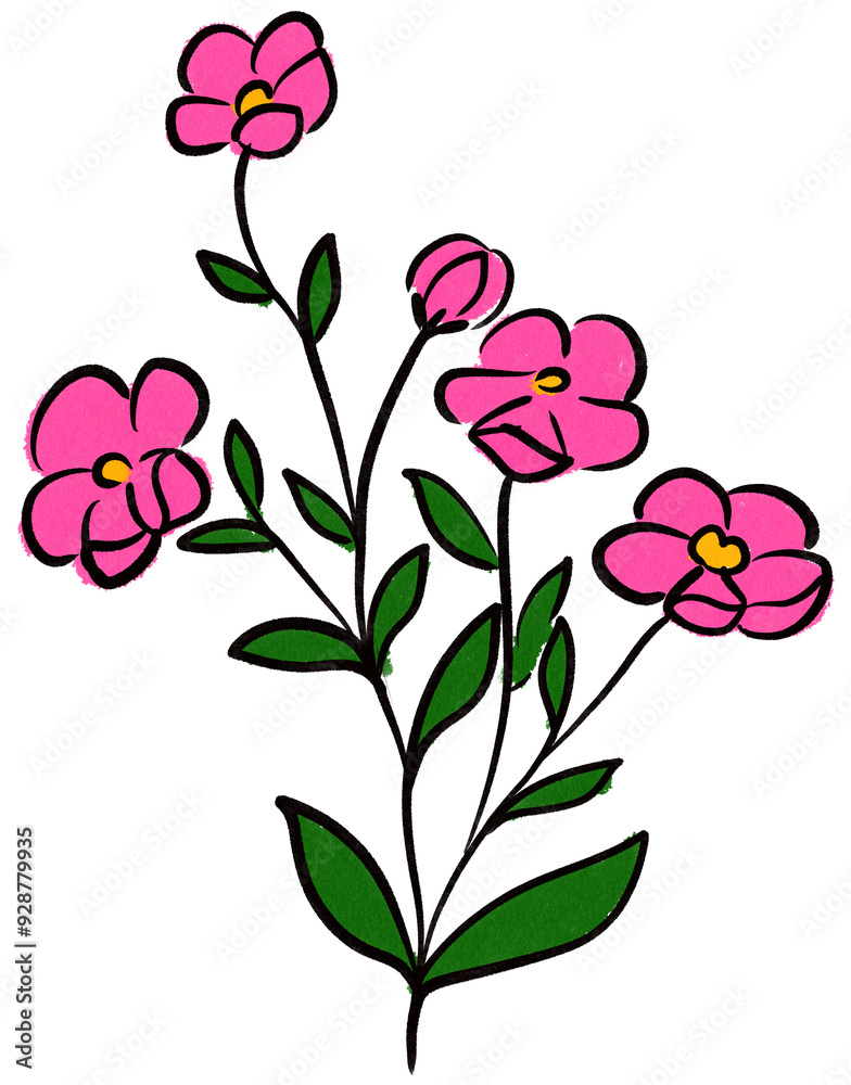 pink flowers pink flowers