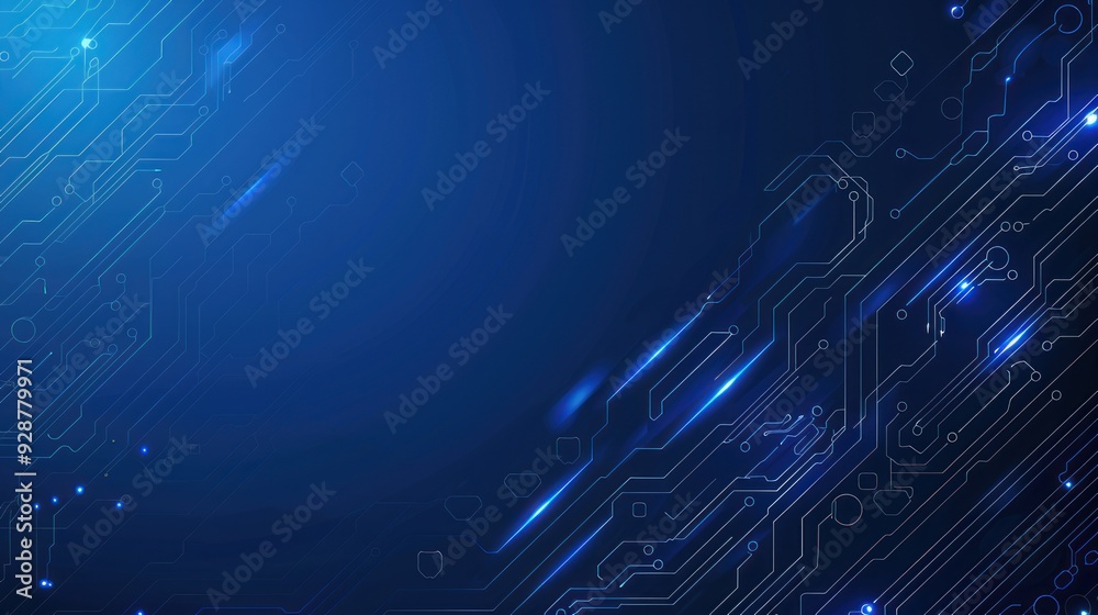 Obraz premium Abstract Digital Circuitry Design
