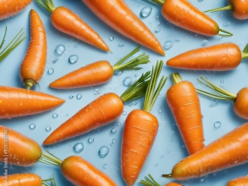 Carrot collection background photo