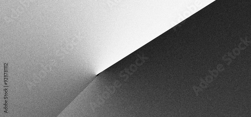 Black white grainy background, monochrome gray noisy texture dark grunge banner, header poster cover backdrop design photo