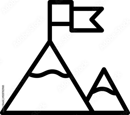 Mountain Icon.
