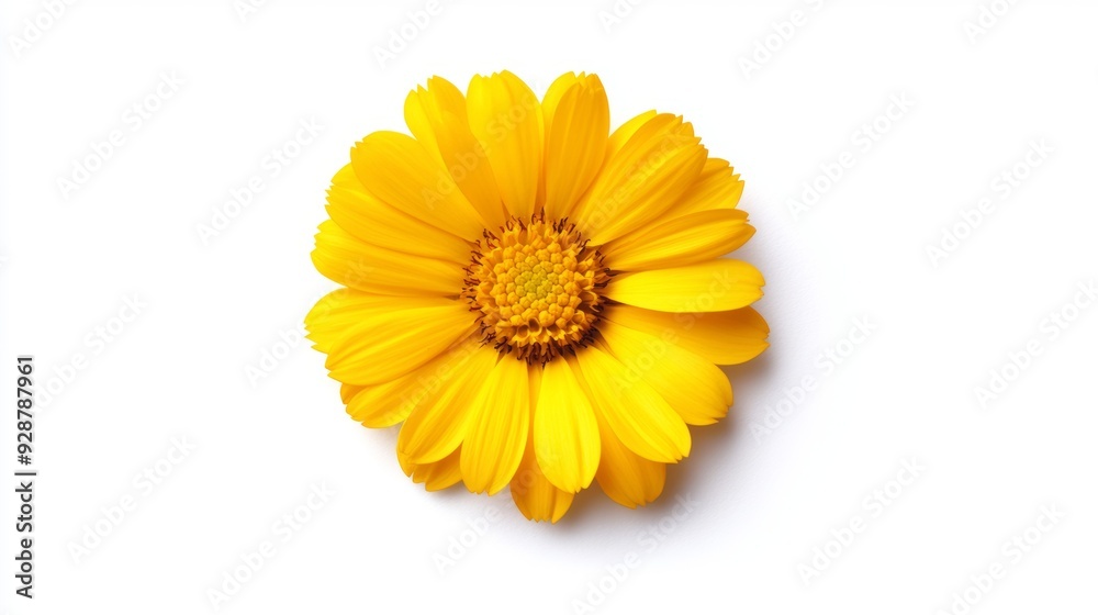 A yellow flower with a white background A yellow flower with a white background