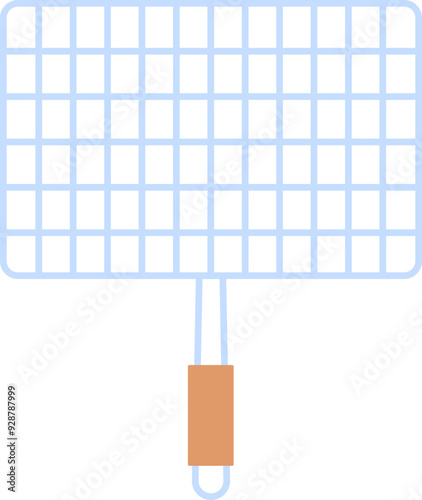 Grill grid icon. Flat style.