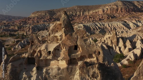  Cappadocia, located in central Anatolia, Turkey, is a mesmerizing region known for its unique landscapes, ancient cave dwellings, and surreal rock formations. photo