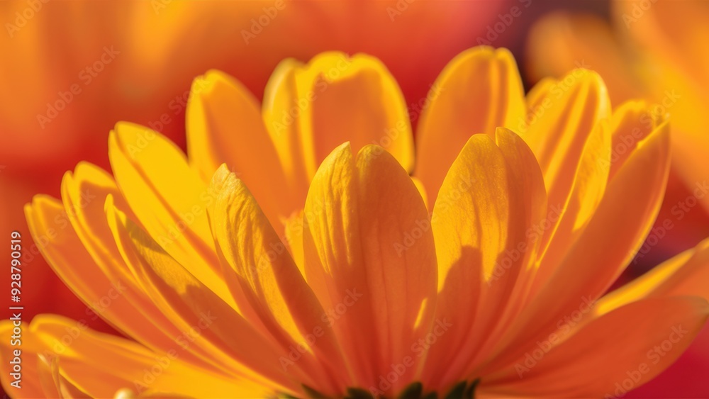 A close up of a yellow flower with green leaves, AI A close up of a yellow flower with green leaves, AI
