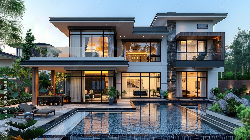 Modern Luxury Villa with Swimming Pool Modern Luxury Villa with Swimming Pool
