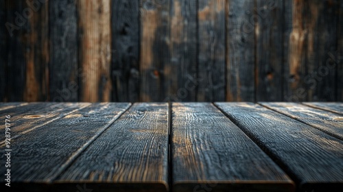 Dark Wooden Table Textured Background