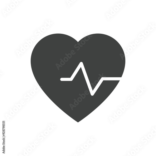 Heart Rate vector icon