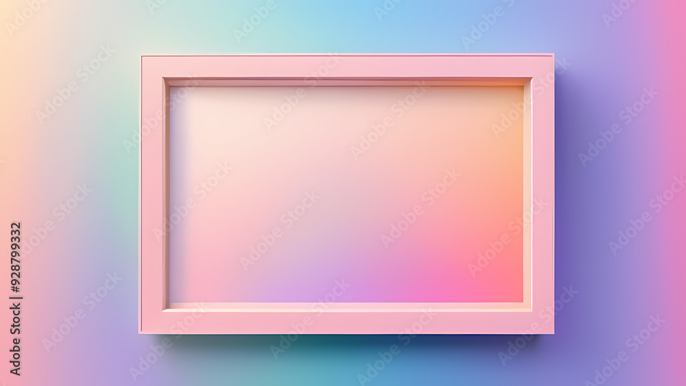 Abstract illustration featuring a central rectangular frame surrounded by soft, flowing lines and gradient color transitions Abstract illustration featuring a central rectangular frame surrounded by soft, flowing lines and gradient color transitions