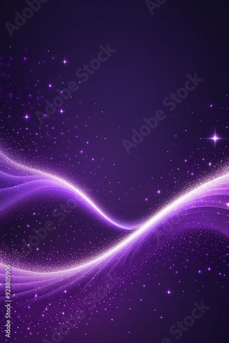 Purple sound waves, abstract background, vertical composition