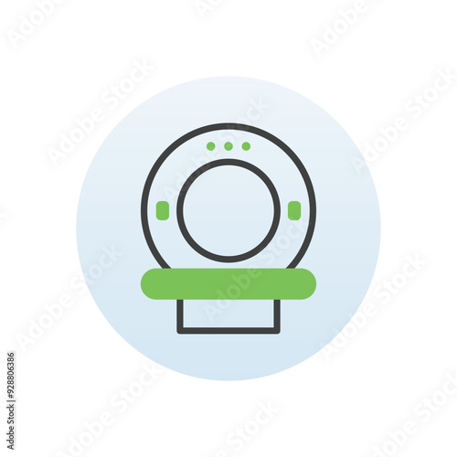 Ct Scan vector icon