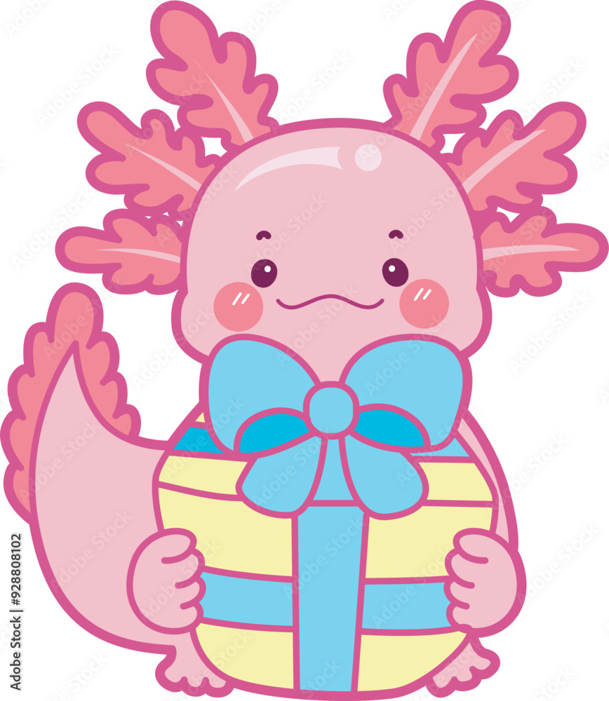 Illustration of cute axolotl activities icon.
Funny pink axolotl in daily routine stickers. Illustration of cute axolotl activities icon.
Funny pink axolotl in daily routine stickers.