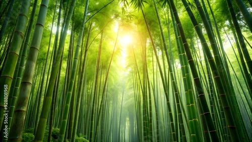 Green bamboo forest wallpaper with peaceful nature background , bamboo, green, wallpaper, nature, forest, background, tranquil, serene