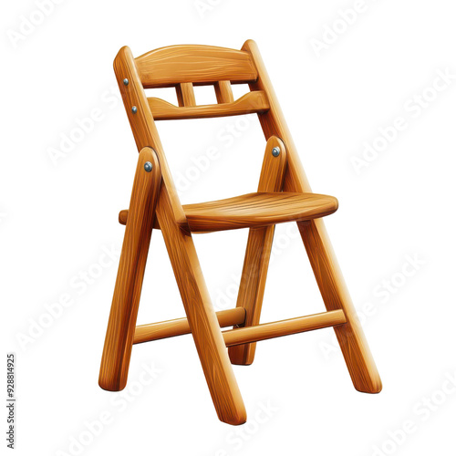 A stylish wooden chair featuring a classic design, perfect for both home and office settings.