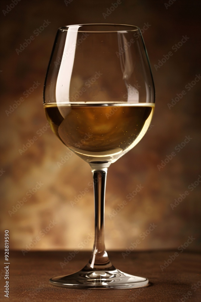 Verre de vin blanc, sur arrière plan flou, ia générative Verre de vin blanc, sur arrière plan flou, ia générative