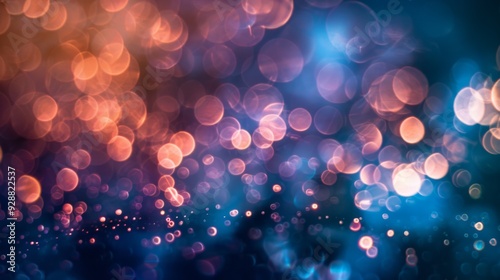 Abstract bokeh background generated by ai