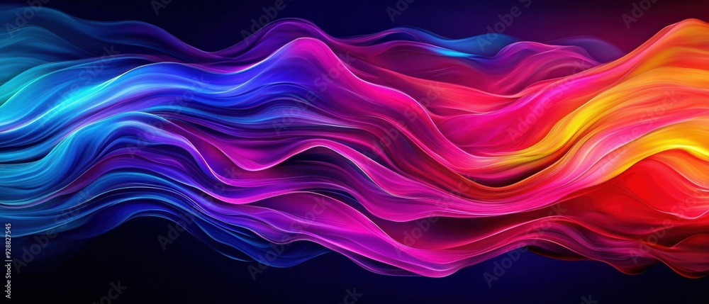 Vibrant abstract wavy background with flowing lines in colorful gradient hues. Perfect for design, creativity, and modern art inspiration. Vibrant abstract wavy background with flowing lines in colorful gradient hues. Perfect for design, creativity, and modern art inspiration.