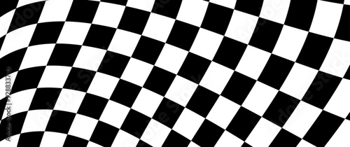 Checkered racing finish line flag. Black and white checkered background. Fluttering flag. Premium luxury background for cards, invitation, poster, flyer, wedding card, luxe invite, prestigious voucher