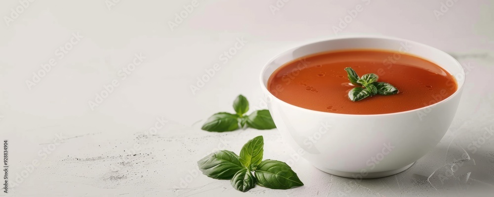 White ceramic bowl with soup on white background, 4K hyperrealistic photo White ceramic bowl with soup on white background, 4K hyperrealistic photo