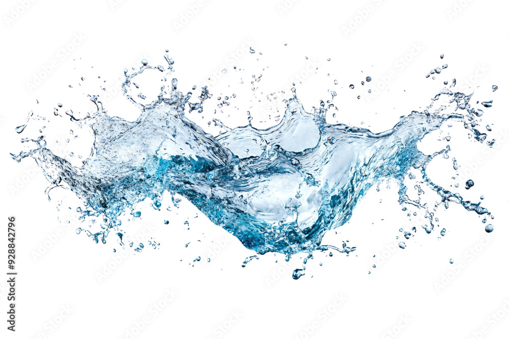 Water splashes. Isolated on transparent background. Water splashes. Isolated on transparent background.