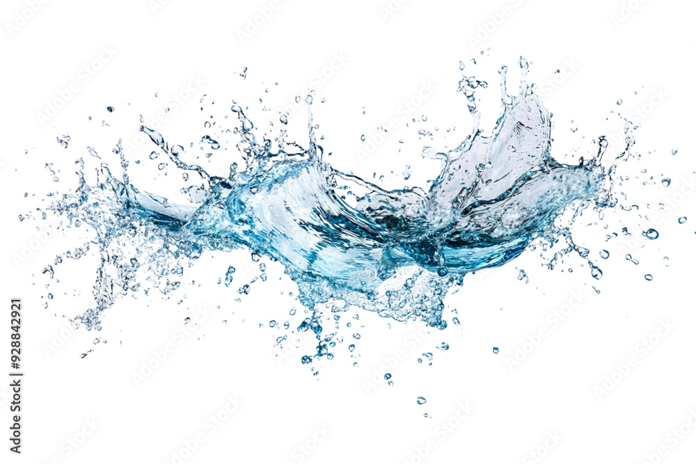Water splashes. Isolated on transparent background. Water splashes. Isolated on transparent background.