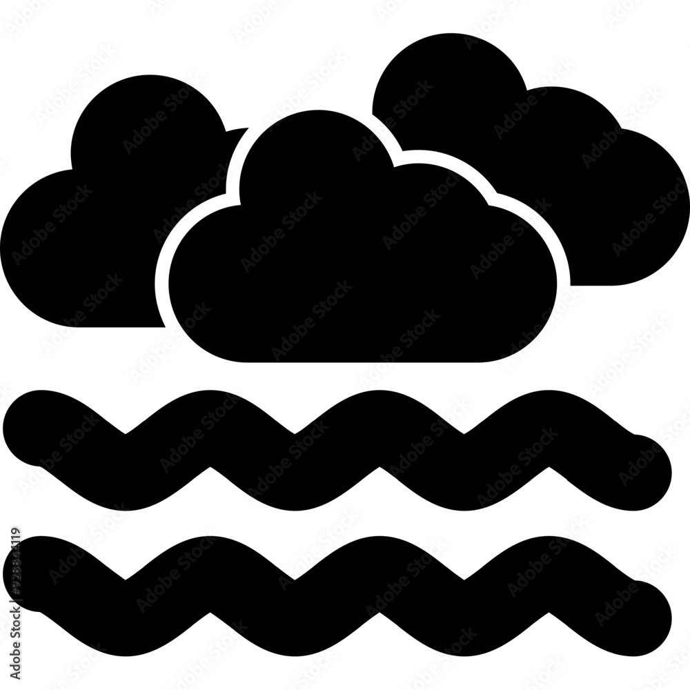 Dense Fog Icon Dense Fog Icon