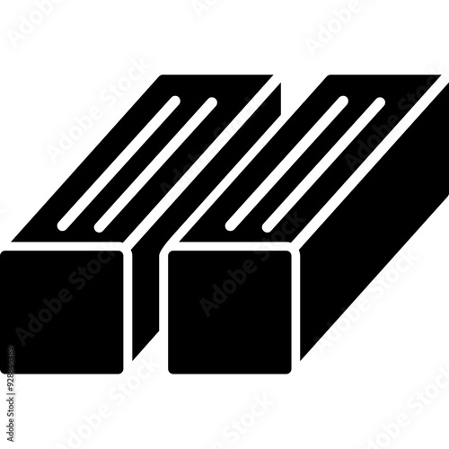 Steel Bars Icon