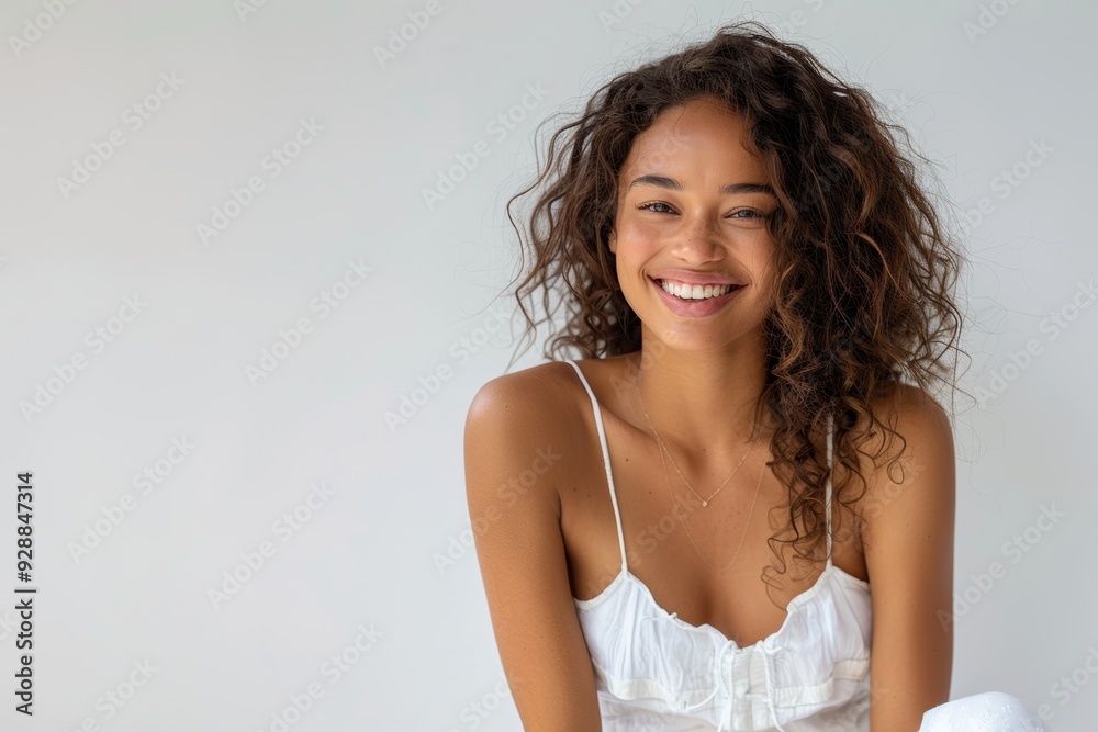 beautiful model, wide smile, wearing all white, white background --ar 3:2 --style raw --stylize 200 --v 6 Job ID: ea00d588-bfaa-4ee2-b07e-cb80e126d228 beautiful model, wide smile, wearing all white, white background --ar 3:2 --style raw --stylize 200 --v 6 Job ID: ea00d588-bfaa-4ee2-b07e-cb80e126d228