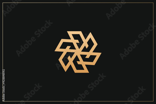 Abstract Digital App Brand Logo