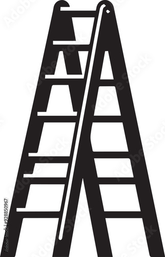 Ladder vector silhouette illustration logo