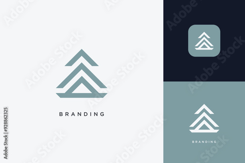 Abstract Digital App Brand Logo