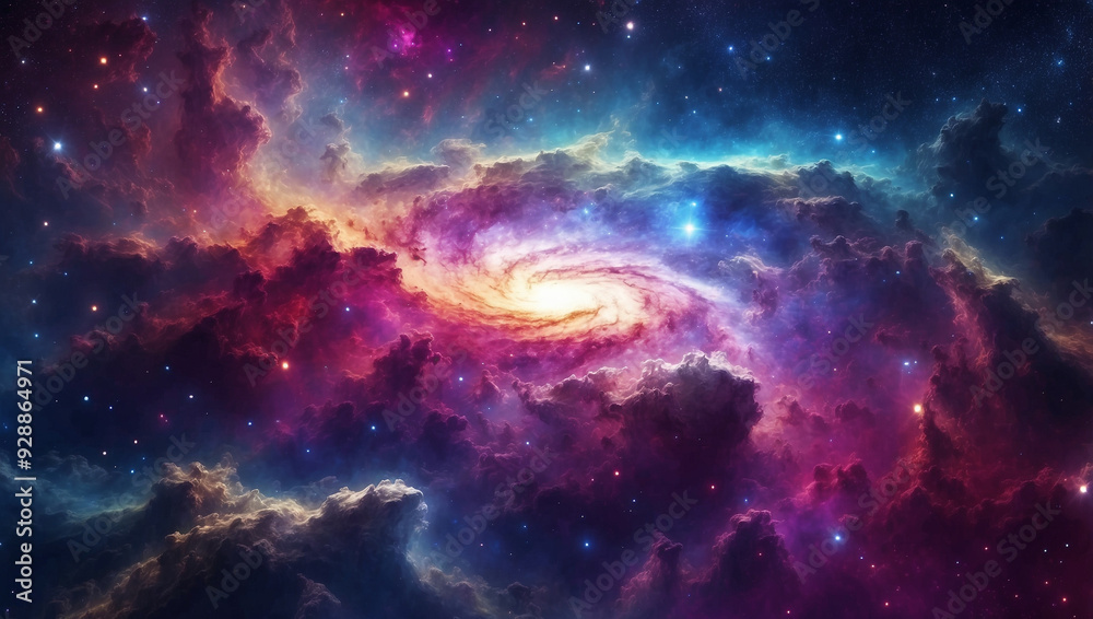 Colorful space galaxy cloud nebula stary night cosmos Colorful space galaxy cloud nebula stary night cosmos