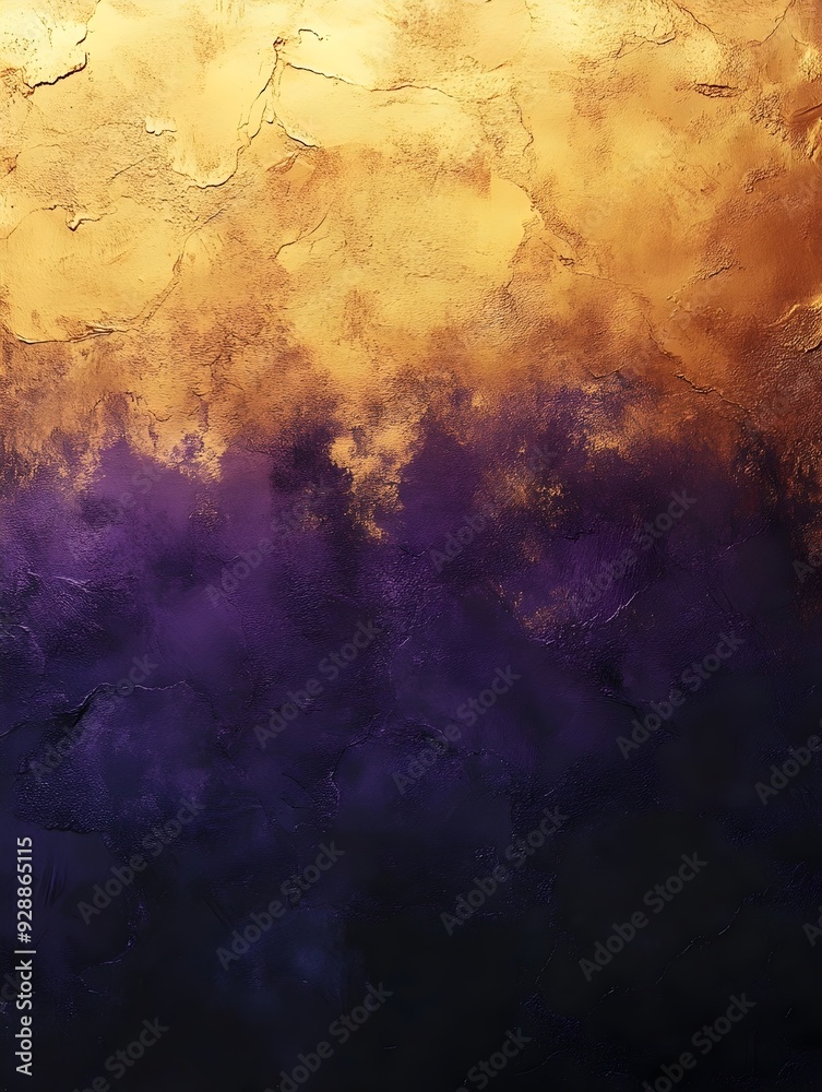 Abstract art with a gradient of gold and purple. Abstract art with a gradient of gold and purple.