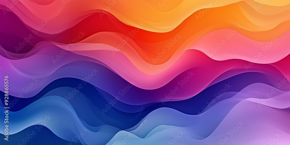 A dynamic abstract design featuring flowing, wave-like patterns in a vibrant gradient of colors, including shades of red, orange, purple, and blue. A dynamic abstract design featuring flowing, wave-like patterns in a vibrant gradient of colors, including shades of red, orange, purple, and blue.