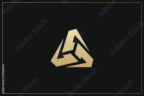 Abstract Digital App Brand Logo