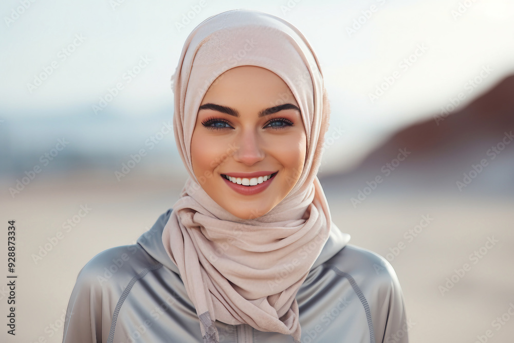 Beautiful arabian young woman in modern life everyday routine business, Generative AI Beautiful arabian young woman in modern life everyday routine business, Generative AI