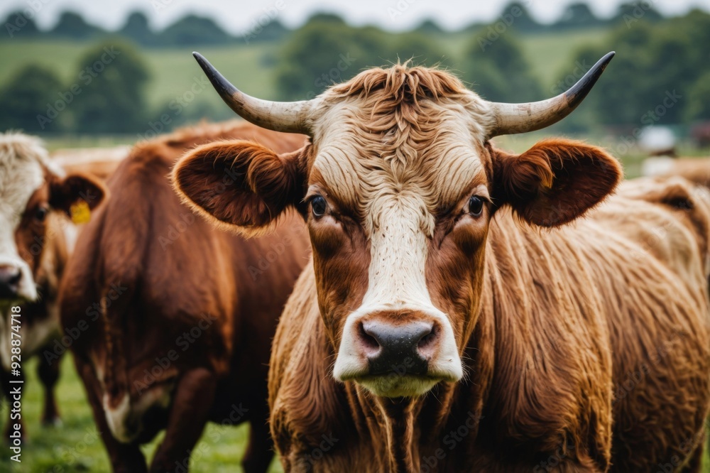 Concept agriculture cattle livestock farming industry Concept agriculture cattle livestock farming industry