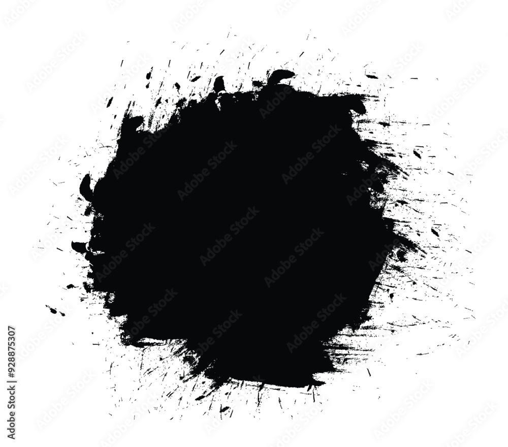 Abstract black ink splash background. Artistic dirty grunge abstract spot vector. Abstract black ink splash background. Artistic dirty grunge abstract spot vector.