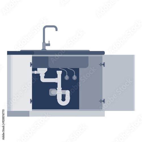 Kitchen sink drain and faucet