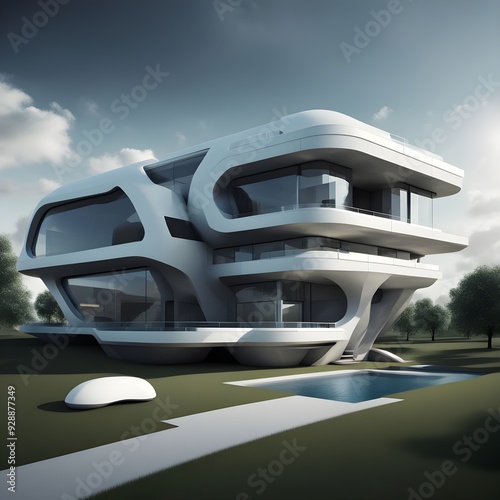 Futuristic building