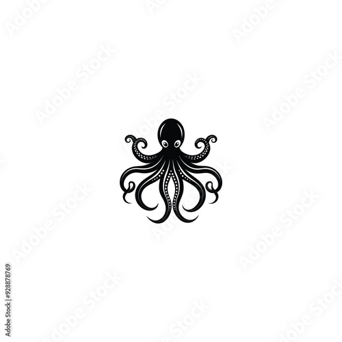 8, and, animal, arms, black, crest, cups, danger, design, drawn, emblem, face, fauna, fish, front, hand, icon, ideogram, ink, logo, looking, marine, octopus, seafood, sign, sketch, spread, square, suc photo