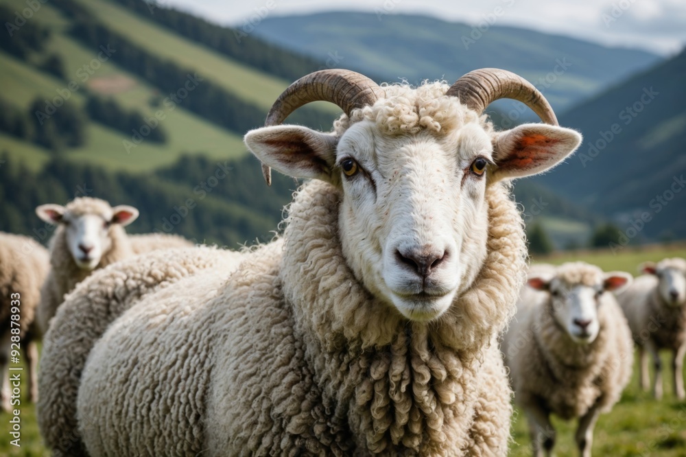 Sheep isolated on white background Sheep isolated on white background