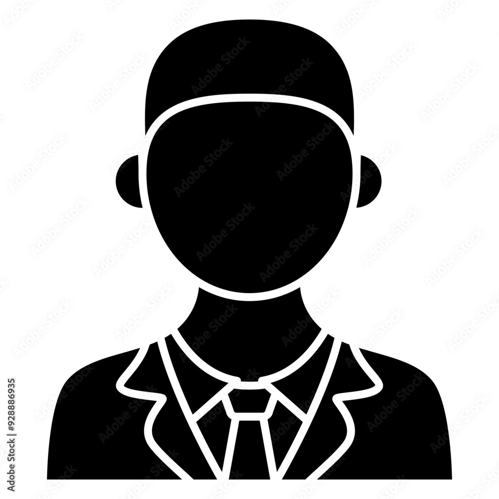 guy character icon. human silhouette guy character icon. human silhouette