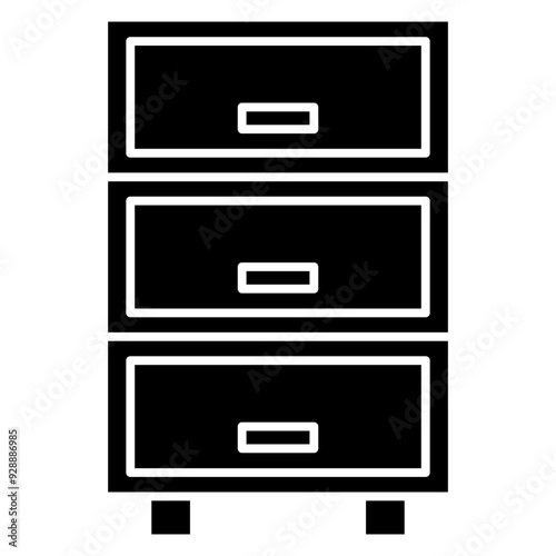 drawer icon. home furniture